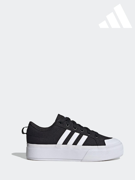 adidas Black Bravada 2.0 Platform Trainers (D37561) | LEI 447