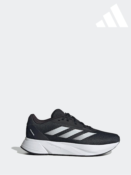 adidas Black/White Duramo Running Shoes (D37566) | AED160