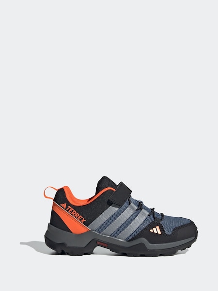 adidas Blue Kids Terrex AX2R Hook-and-Loop Hiking Trainers (D37701) | €33