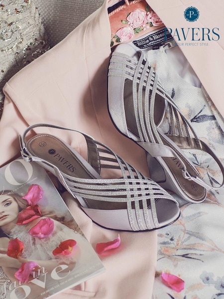 Pavers Silver Pavers Occasion Heels (D38898) | €54