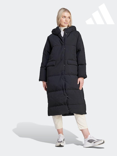 adidas Black Big Baffle Coat (D39136) | AED873