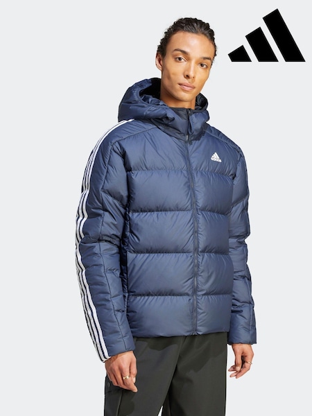 adidas Terrex Blue Essentials Midweight Down Hooded Jacket (D39156) | €74