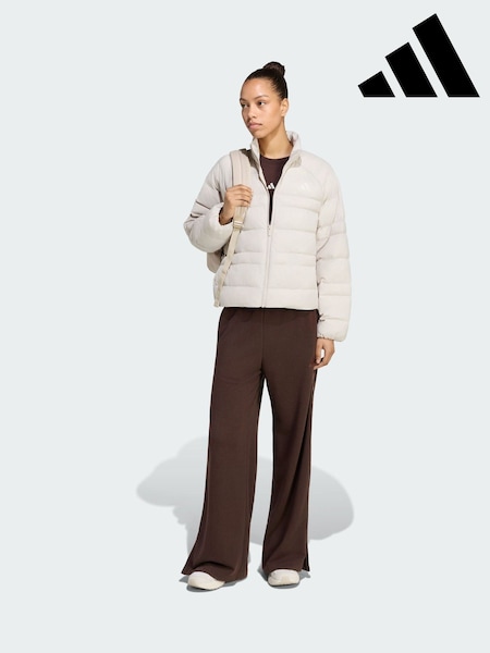 크림 - Adidas Essentials Packable Insulated Jacket