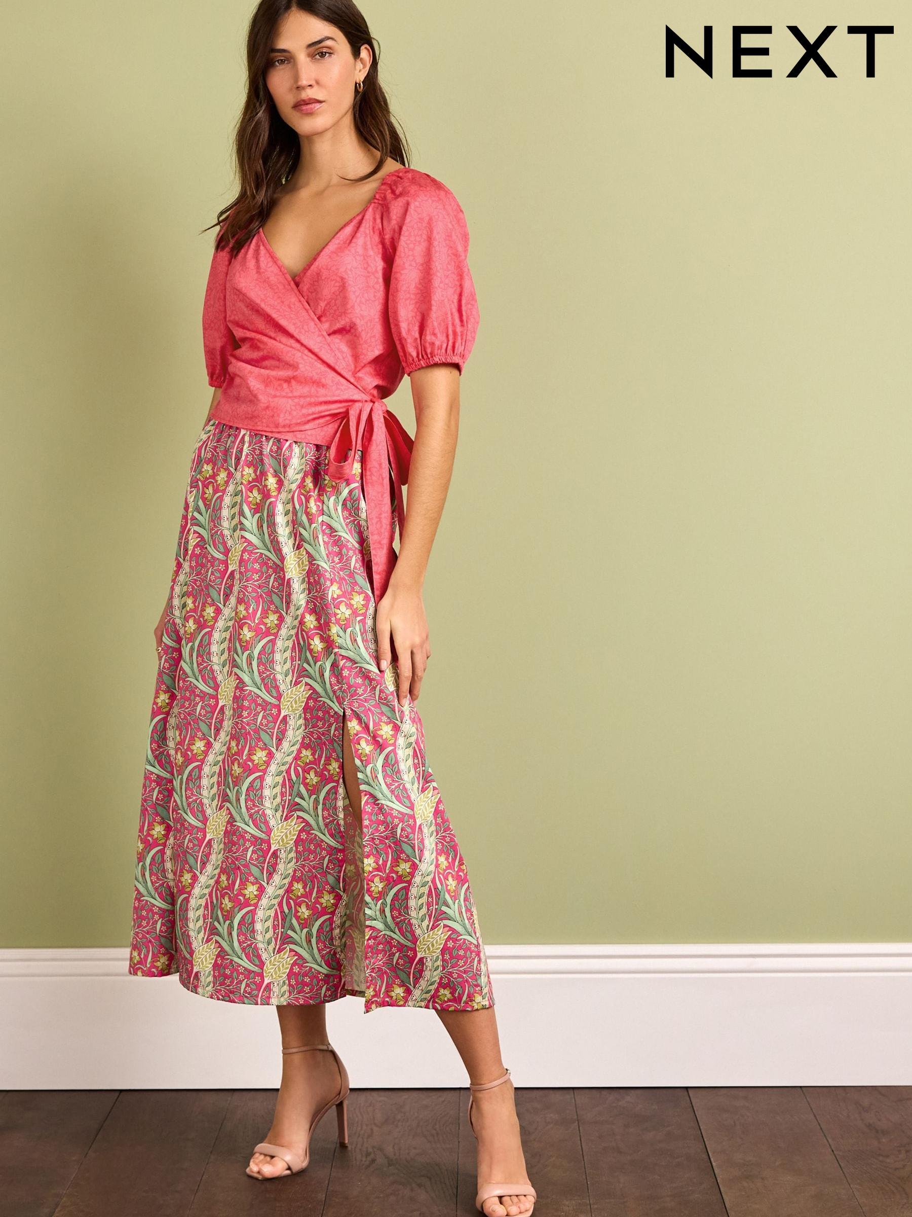 William morris pleated skirt outlet