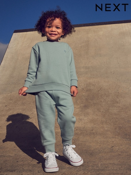 Blue Mineral Jersey Sweatshirt And Joggers Set (3mths-7yrs) (D39320) | 34 QAR - 48 QAR