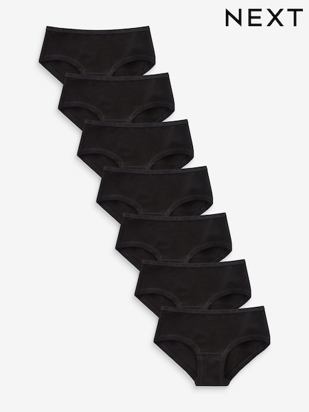 Črna z elastiko - Hipster Briefs 7 Pack (2-16yrs) (D39535) | € 7 - € 11