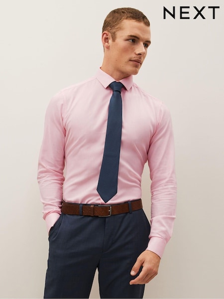 Pink/Navy Blue Shirt And Tie Pack (D39598) | €19