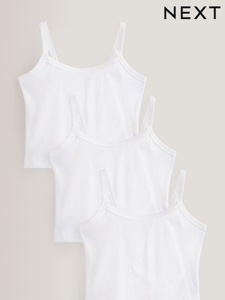 Bela - Crop Rib Camis 3 Pack (5-16yrs) (D39674) | € 8 - € 11