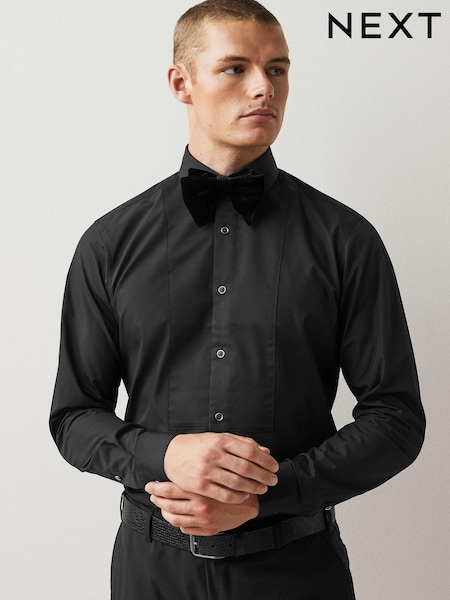 Black Velvet Bow Tie And Shirt Pack (D39718) | €7