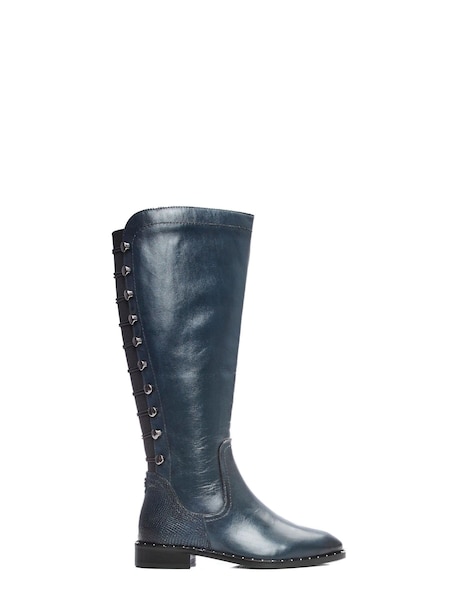 Moda In Pelle Haisley Long Stretch Boots With Back Button Detail (D39880) | €72