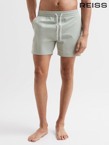 Mintgrün - Reiss Beach Plain Drawstring Swim Shorts (D40017) | 90 €