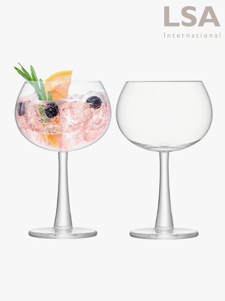 LSA International Clear Gin Balloon Glass 420ml set 2 (D40326) | SGD 77