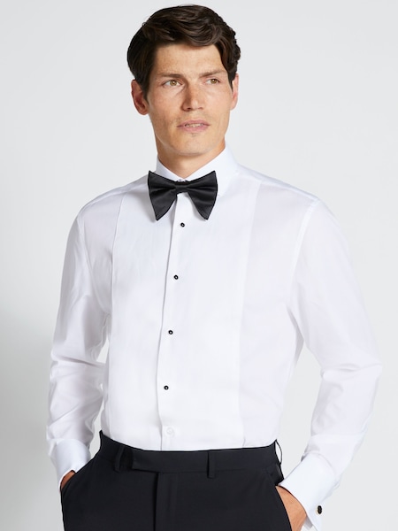 Valkoinen - Normaali lahje - MOSS Marcella 100% Cotton Dress Shirt (D40357) | €95