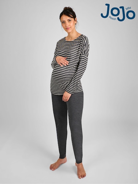 Jojo Maman Bébé Stripe Maternity & Nursing Pyjama Set (D40972) | 25 950 тг