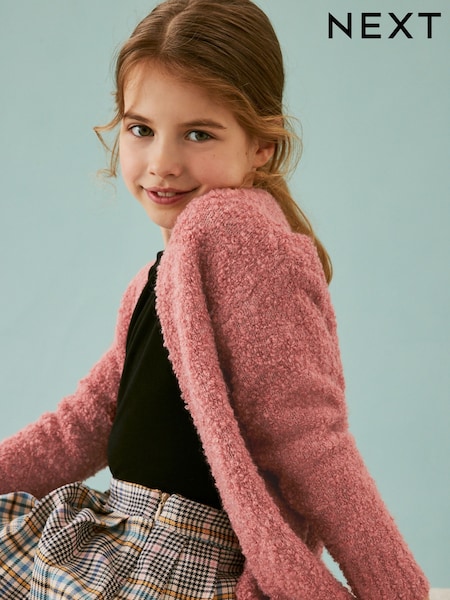 rožnata - Long Cosy Cardigan (3-16yrs) (D41065) | € 16 - € 21