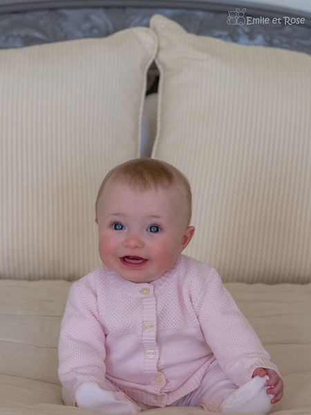 Vaaleanpunainen - Emile Et Rose True Knit 100% Cotton Cardigan (D41204) | €46