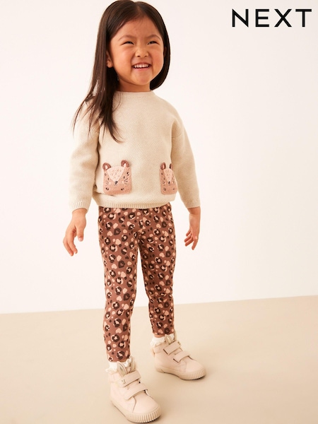 živalski vzorci - Jumper And Leggings Set (3mths-7yrs) (D41571) | € 18 - € 21