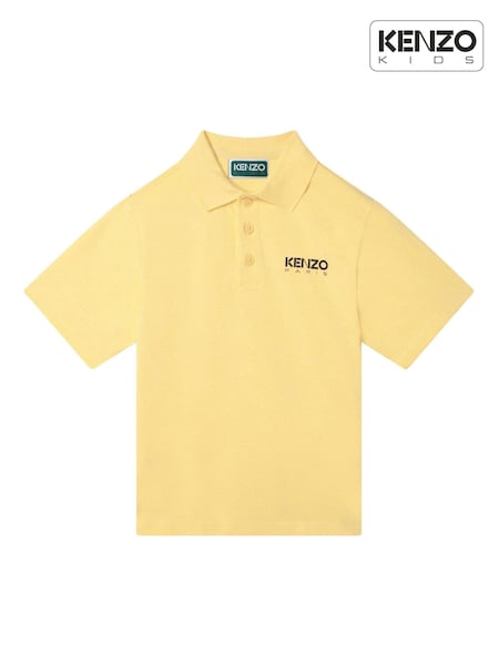 Jaune - Kenzo Kids 100Polos à logo % coton (D41719) | € 47 - € 53