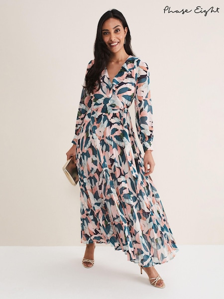 Phase Eight Natural Petite Petite Averie Print Maxi Dress (D41962) | €102