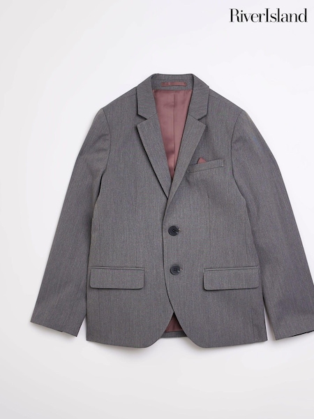 River Island Grey Boys Tailored Jacket (D42023) | €24