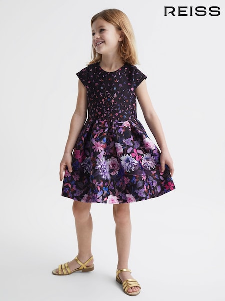 Reiss Serafina Scuba Floral Printed Dress (D43728) | 75 €