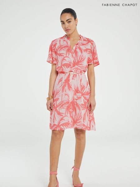 Fabienne Chapot Pink Myla Butterfly Midi Dress (D44654) | €115
