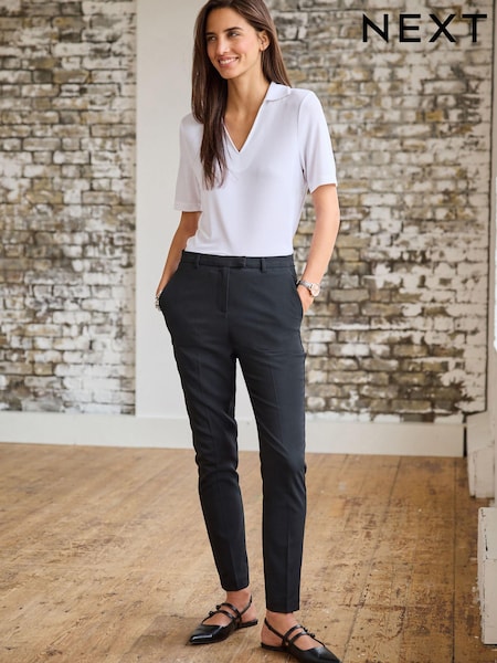 Black Tailored Stretch Skinny Trousers (D44749) | €12