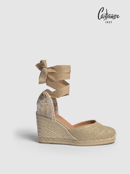 Aur - Castaner Carina Espadrille Pantofi cu platformă (D45711) | 1,117 LEI