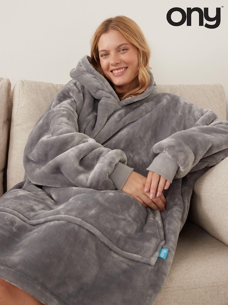 Ony Soft Cosy Fleece Extra Thick Oversized Blanket Hoodie (D45843) | €23