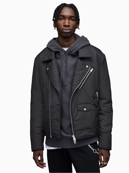 AllSaints Black Miller Biker Jacket (D45967) | €121