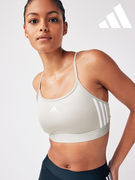 adidas Cream Hyperglam Shine Bralette (D46022) | €14