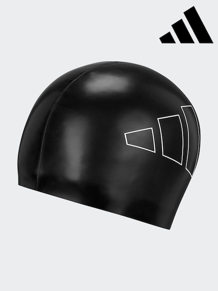 adidas Black Adult Logo Swim Cap (D46143) | €18