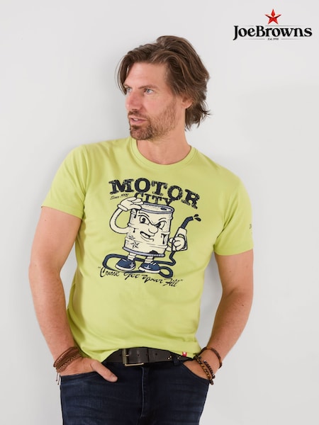 Grønn - Regular Joe Browns Get Your Fill T-shirt