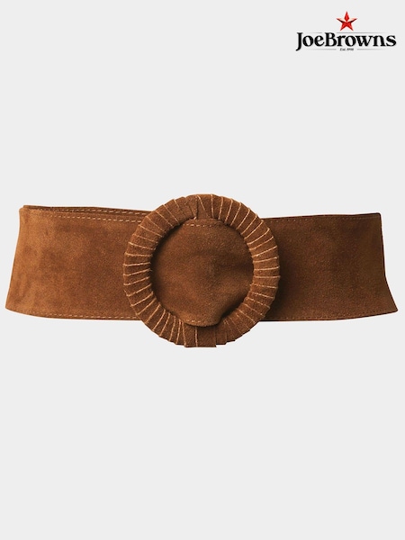 Ruskea - Joe Browns My Saviour Suede Belt (D46629) | €46