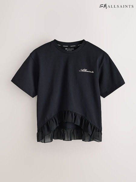 Black - Smallsaints Frill Hem T-shirt