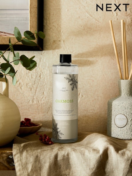 Country Luxe Oakmoss 200ml Refill Pink Pepper and Sandalwood Fragranced Diffuser (D47016) | €21
