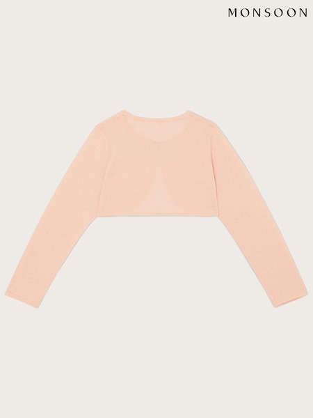 Monsoon light Pink Pearl Trim Cardigan (D47385) | €13 - €15.50