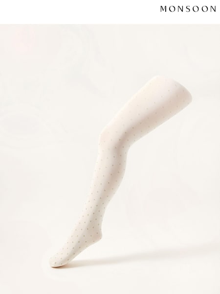 Monsoon Gold Glitter Spot Tights (D47479) | € 12 - € 14