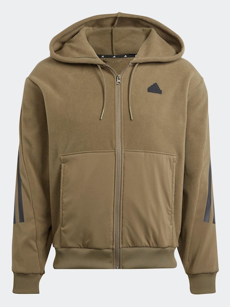adidas Green Sportswear Future Icons 3-Stripes Hoodie (D47505) | €46