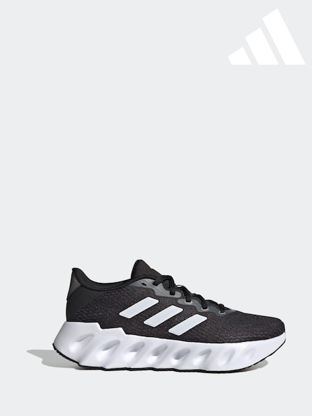 adidas Black/White Sport Performance Adult Switch Run Running Trainers (D47623) | €31