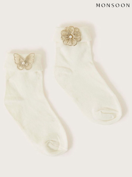 Monsoon Butterfly And Flower Socks 2 Pack (D47797) | € 16