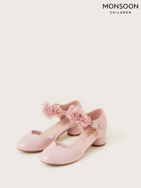 Monsoon Pink Corsage Two Part Heels (D47852) | ₪131 - ₪151
