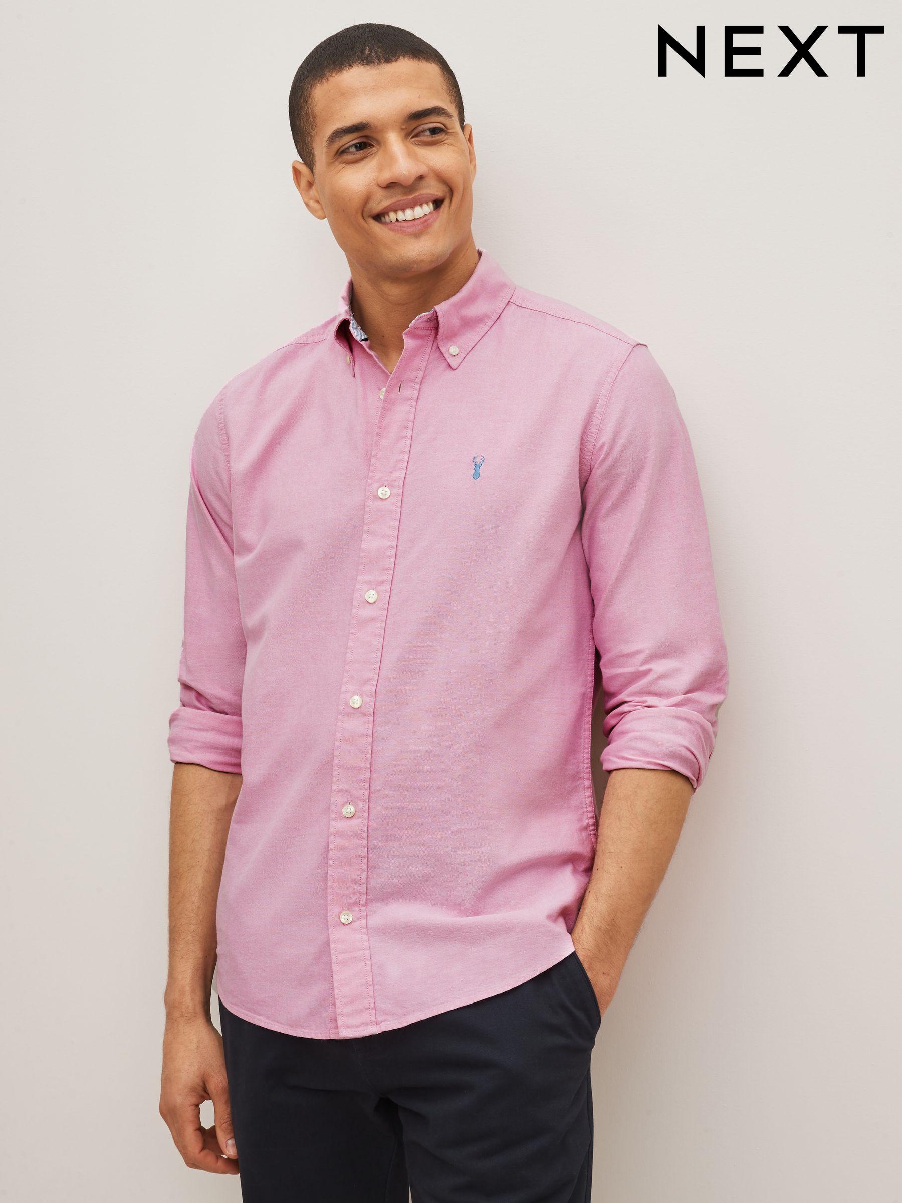 Pastel pink shirt mens clearance
