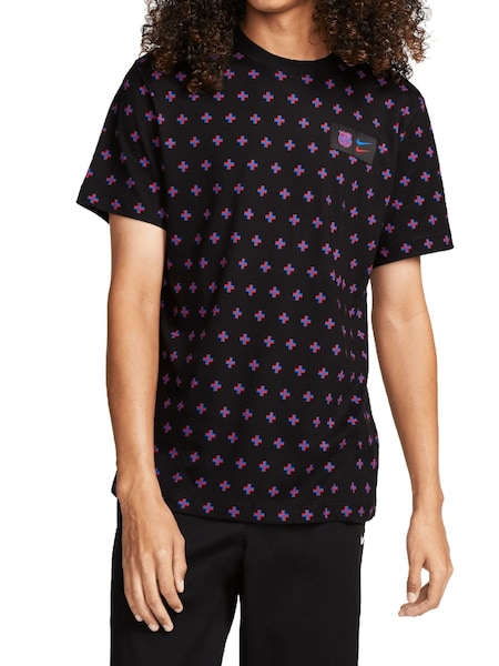 Nike Black Barcelona Voice Football T-Shirt (D48305) | €17.50