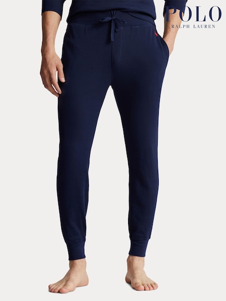 Polo Ralph Lauren Navy Waffle Knit Lounge Stretch Jersey Joggers (D48714) | €92