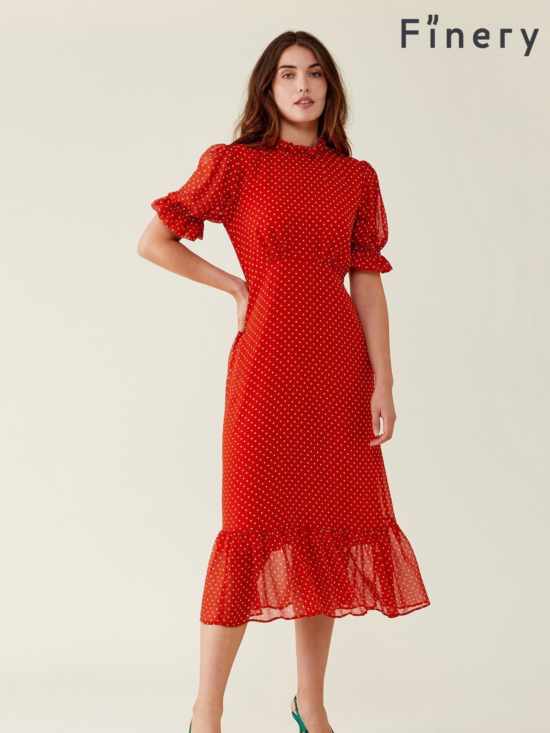 Red spot dress next top