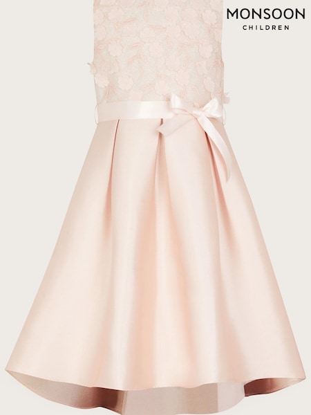 Monsoon Pink Anika High Low Bridesmaid Dress (D49413) | €37 - €43
