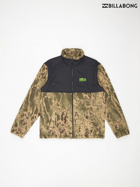 Black - Regular Billabong Boundary Reissue Half Zip Fleece