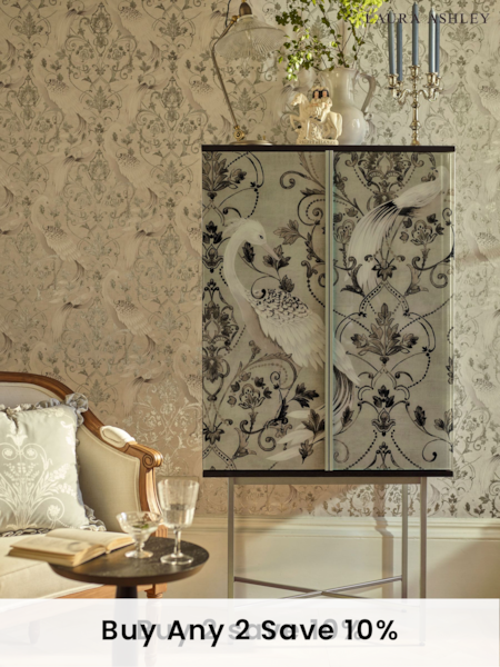 Laura Ashley Black Tregaron 2 Door Cocktail Cabinet (D49784) | €2,457