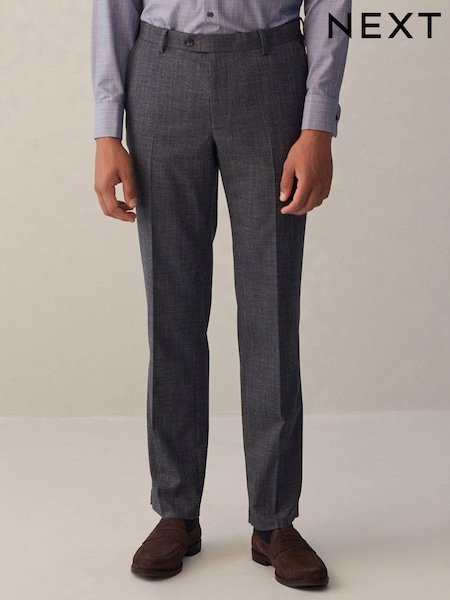 Blau - Textured Suit Trousers (D49811) | 7 €